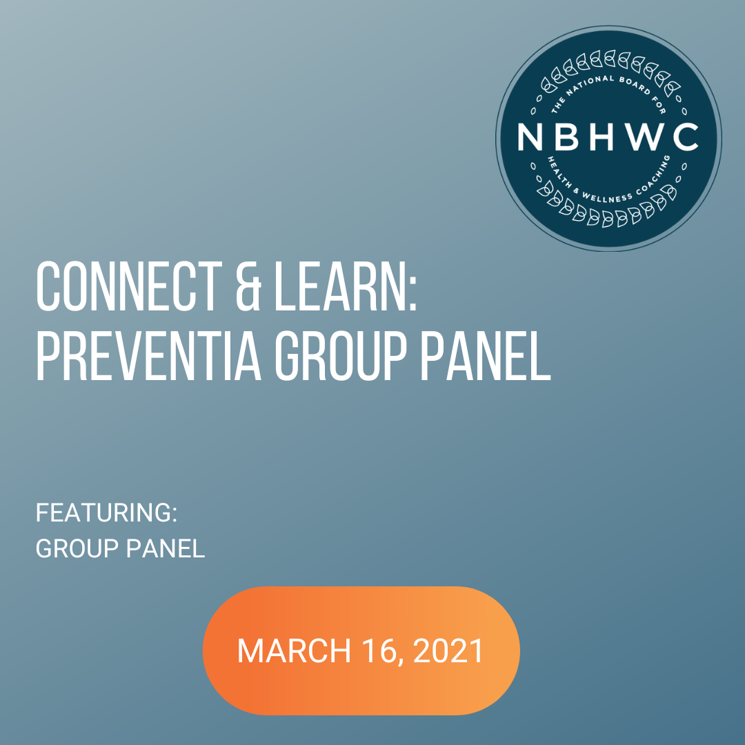 Connect & Learn: Preventia Group Panel