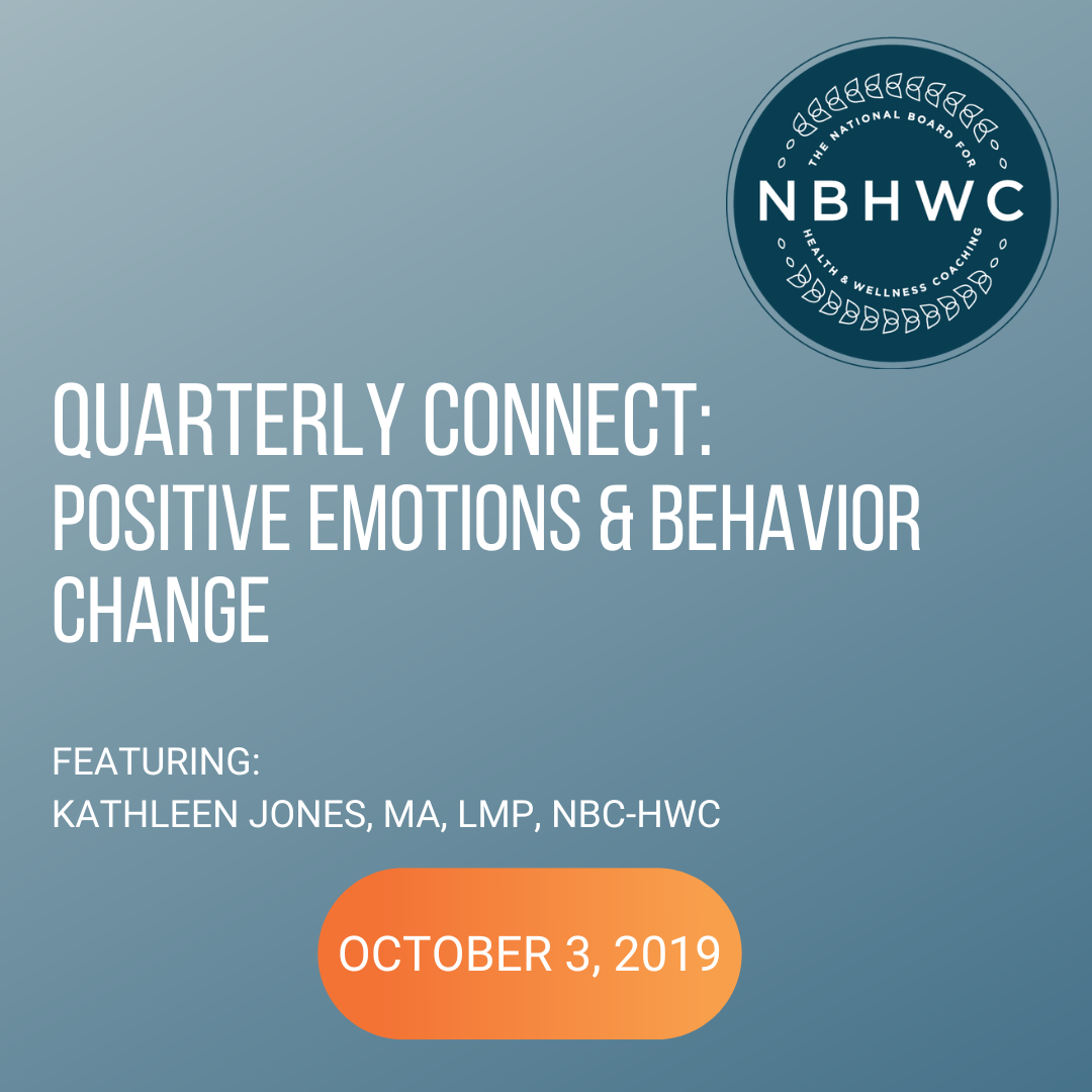 Positive Emotions and Behavior Change With Kathleen Jones